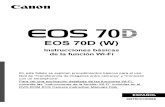 EOS 70D Wi-Fi Basic Instruction Manual ES