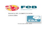Bases de Competición Liga EBA - Temporada 2014/15