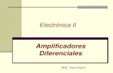 ESPOL Electronica II Clase 07 Amplificadores Diferenciales