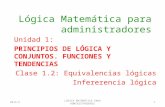 1.2 Inferencia Lógica