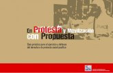 Guía práctica para el ejercicio y defensa del derecho a la protesta social y pacífica