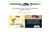 Kundera, Milan - El Libro de Los Amores Ridiculos