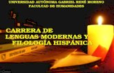 Presentacion de Filologia Hispanica