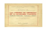 Las Uniones de Empresas en La Economía Fascista - Francesco Vito