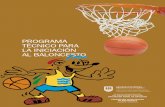 Programa Técnico Para La Iniciación Del Baloncesto