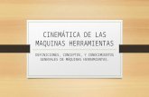 Cinemática de Las Maquinas Herramientas