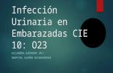 Infección Urinaria en Embarazadas CIE 10