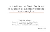 Bonari (2007) - La medición del gasto social en Argentina