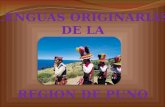 Lenguas Aymara y Quechua Diapositivas