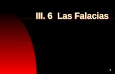 III. 6 Las Falacias
