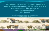 10. Formulación de Competencias Programa Interuniversitario