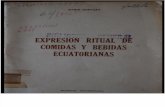 Expresión Ritual de Comidas y Bebidas Ecuatorianas