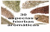 30 Especias y Hierbas Aromaticas