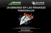18 Errores Finanzas Personales