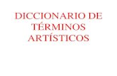 Breve Diccionario de Terminos Artisticos