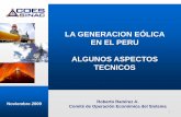 19_Aspectos Tecnicos de La Generacion Eolica en Peru Roberto Ramirez_NOV_2009
