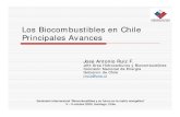 Los Biocombustibles en Chile Principales Avances Jose Antonio Ruiz f
