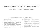 Introducción y MUESTREO -Alimentos-huaraz 2009 (Impreso)