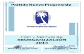 Manual Reorganizaión del Partido Nuevo Progresista 2014