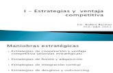 I - Estrategias y Ventaja Competitiva - Julio 2012