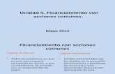 Clase 8_30042014 Unidad 5 Financiamiento Con Acciones Comunes
