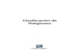 Clasificacion de Religiones INEGI México