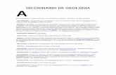 Diccionario de Geologia