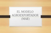 El Modelo Agroexportador