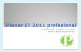 Presentacion PlanerET 2011 Profesional Esp