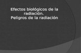 Efectos Biologicos de Las Radiaciones