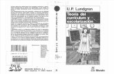 Lundgren (1992) Teoria del curriculum y escolarización