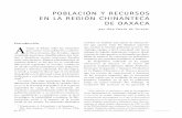 Población y recursos en la región Chinanteca de Oaxaca
