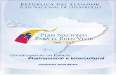 Resumen Del Plan Nacional Para El Buen Vivir Ecuador 2014
