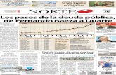 Periódico Norte de Ciudad Juárez edición impresa del 16 marzo del 2014