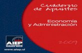 Cuaderno de Apuntes Economía y Administración INT 117