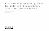 Biometria Para Identificacion Personas