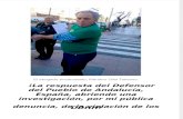 ¡La respuesta del Defensor del Pueblo de Andalucía, España, abriendo una investigación, por mi pública denuncia, de la violación de los DDHH del abogado, Don Mariano Orta Toscano!
