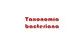 Taxonomía bacteriana