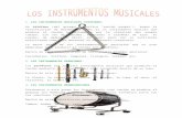 Los Instrumentos Musicales Idiofonos