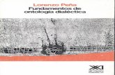 Lorenzo Peña - Fundamentos de Ontología dialéctica