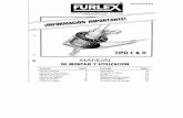 Instrucciones FURLEX-C-D-MAYO-89-595-019-SP