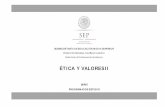 ETICA Y VALORES II Programa de Bachillerato