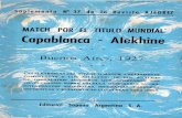 Match por el Título Mundial Capablanca - Alekhine 1927