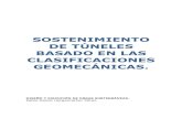 Sostenimiento de túneles basado en las clasificaciones geomecánicas. Autor: Pablo Daniel Hergenrether Pérez.