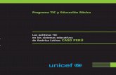 Las políticas TIC en los sistemas educativos de América Latina caso Perú
