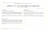 1994 - Halffter, G. - Que Es La Biodiversidad