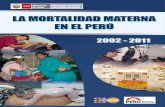 MINSA Mortalidad Materna Peru