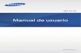 SM-T210 UM Manual de Usuario