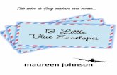 13 pequeños sobres azules - Maureen Johnson-