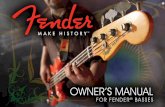 Fender BassGuitars Manual (2011) English